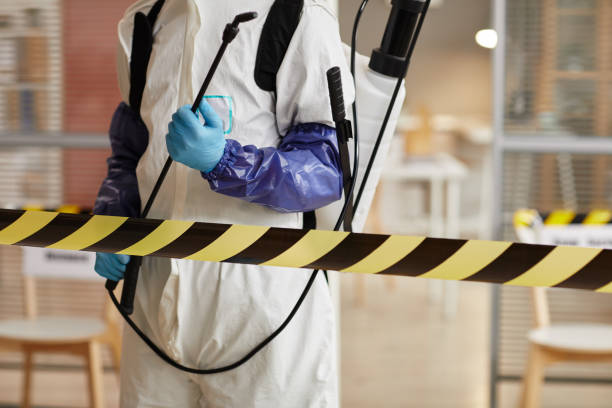 Professional Blood Cleanup technician working in Leslie, MI